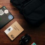 book beside laptop bag
