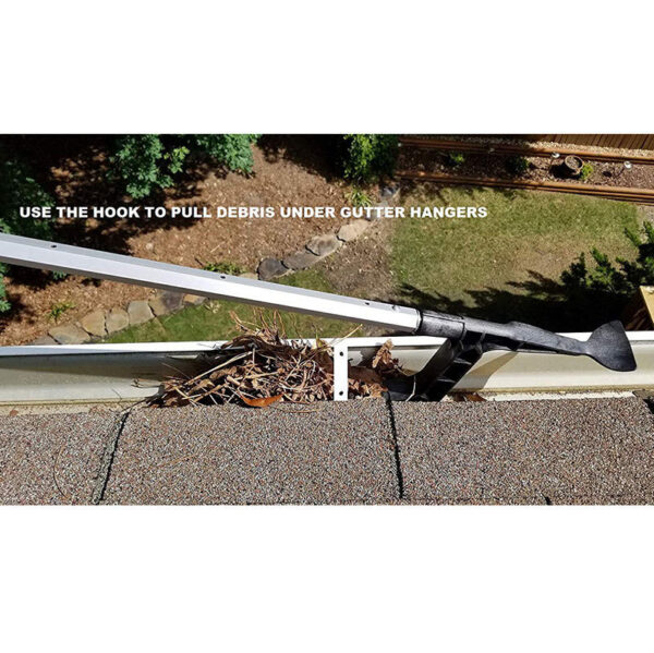 Gutter Cleaner The Gutter Tool Leaf Cleaning Tool Roof Sink Hook Cleaning Spoon - Image 2