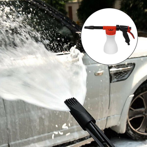 Snow Foam Car Wash Spray Gun Lance Uses Hose Pipe Sprayer 900ML Handheld Bottle - Image 10
